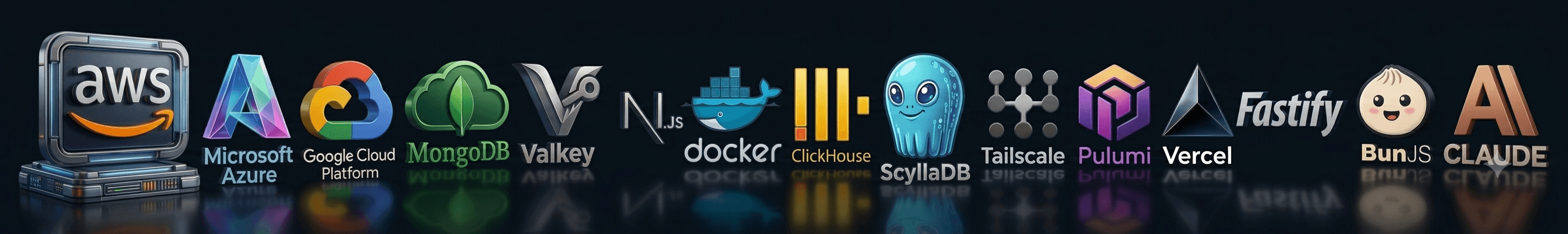 Cloud, infrastructure and technology stack icons